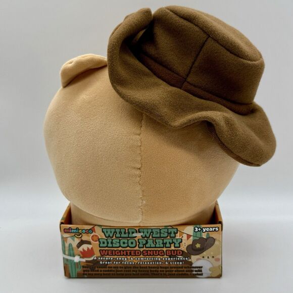 Mimicoco Plush Weighted Snug Bud Wild West Disco Party 2.2 Lbs Kids Anxiety Calm - Picture 2 of 2